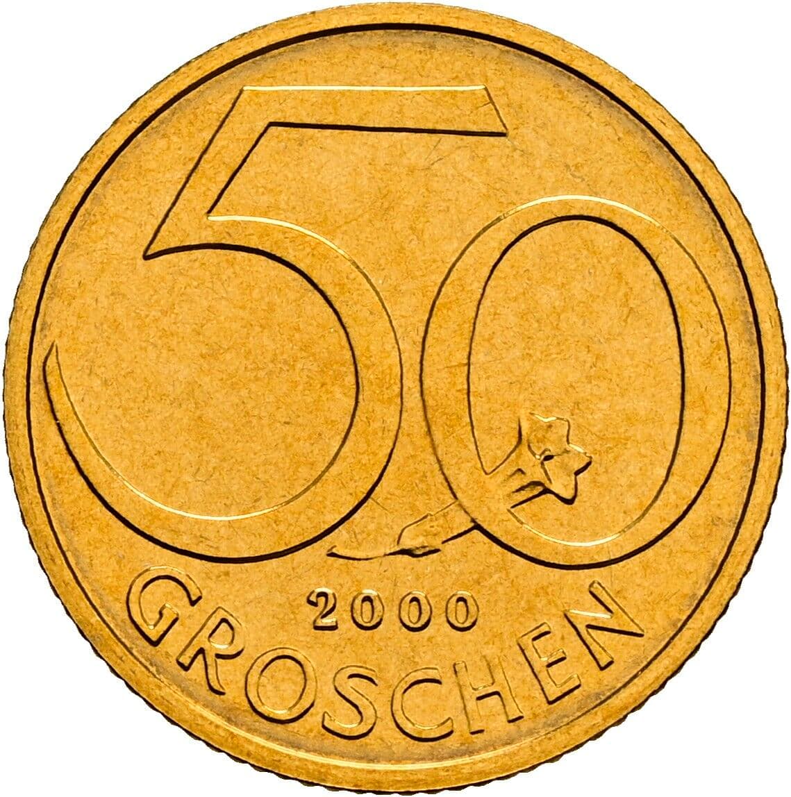 50 Groschen 2000 – Vorderseite