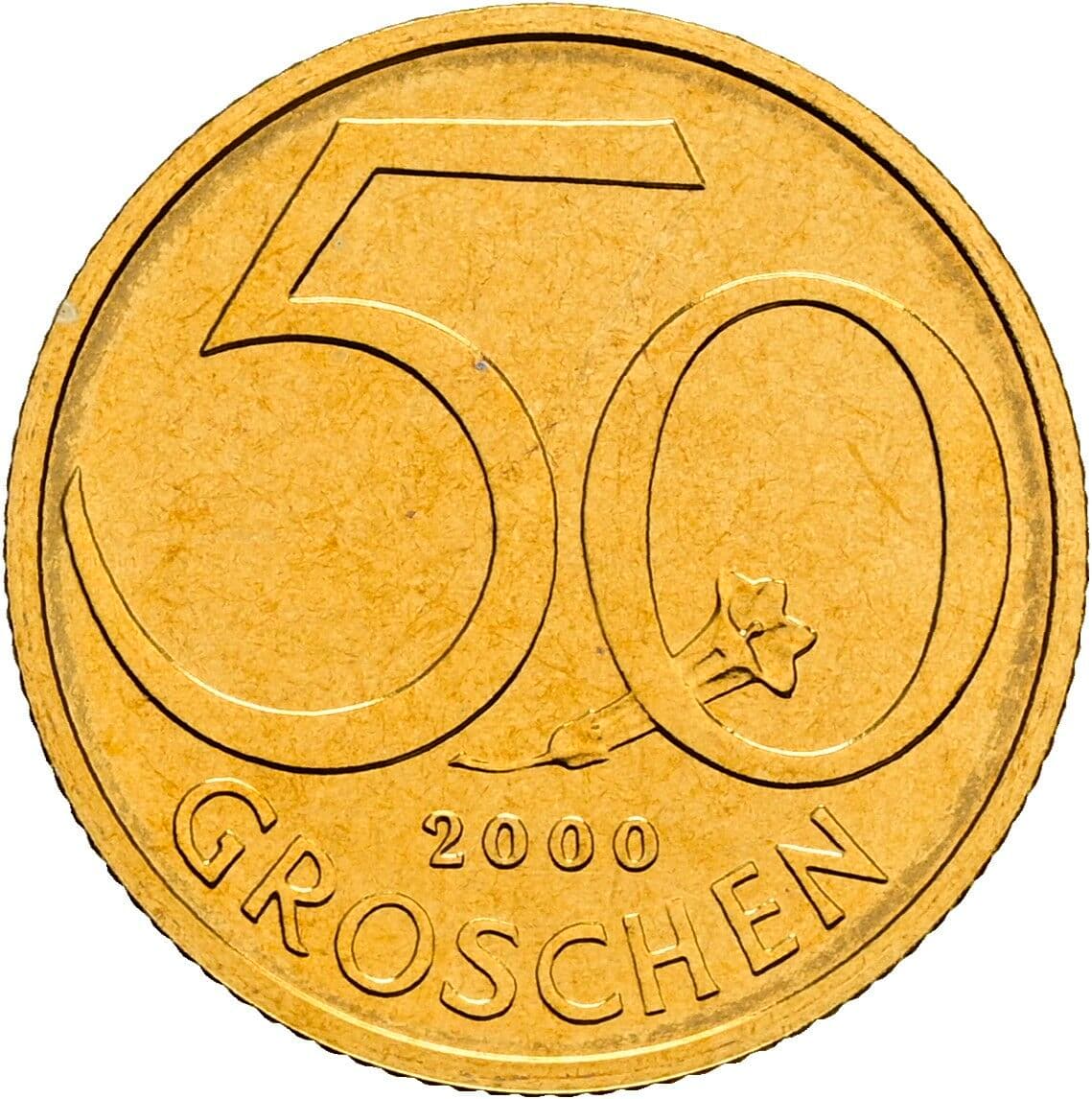 50 Groschen 2000 – Vorderseite