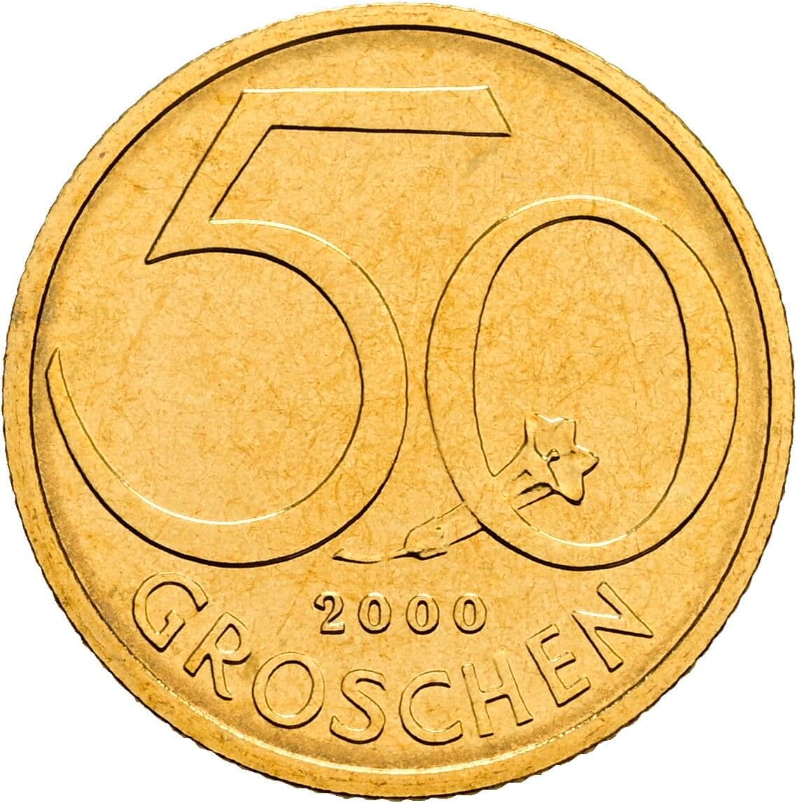 50 Groschen 2000 – Vorderseite