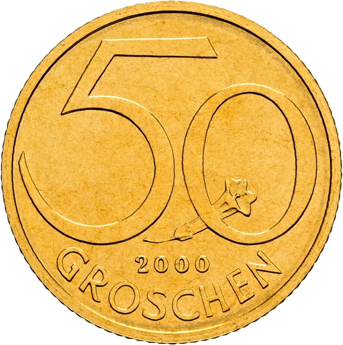 50 Groschen 2000 – Vorderseite