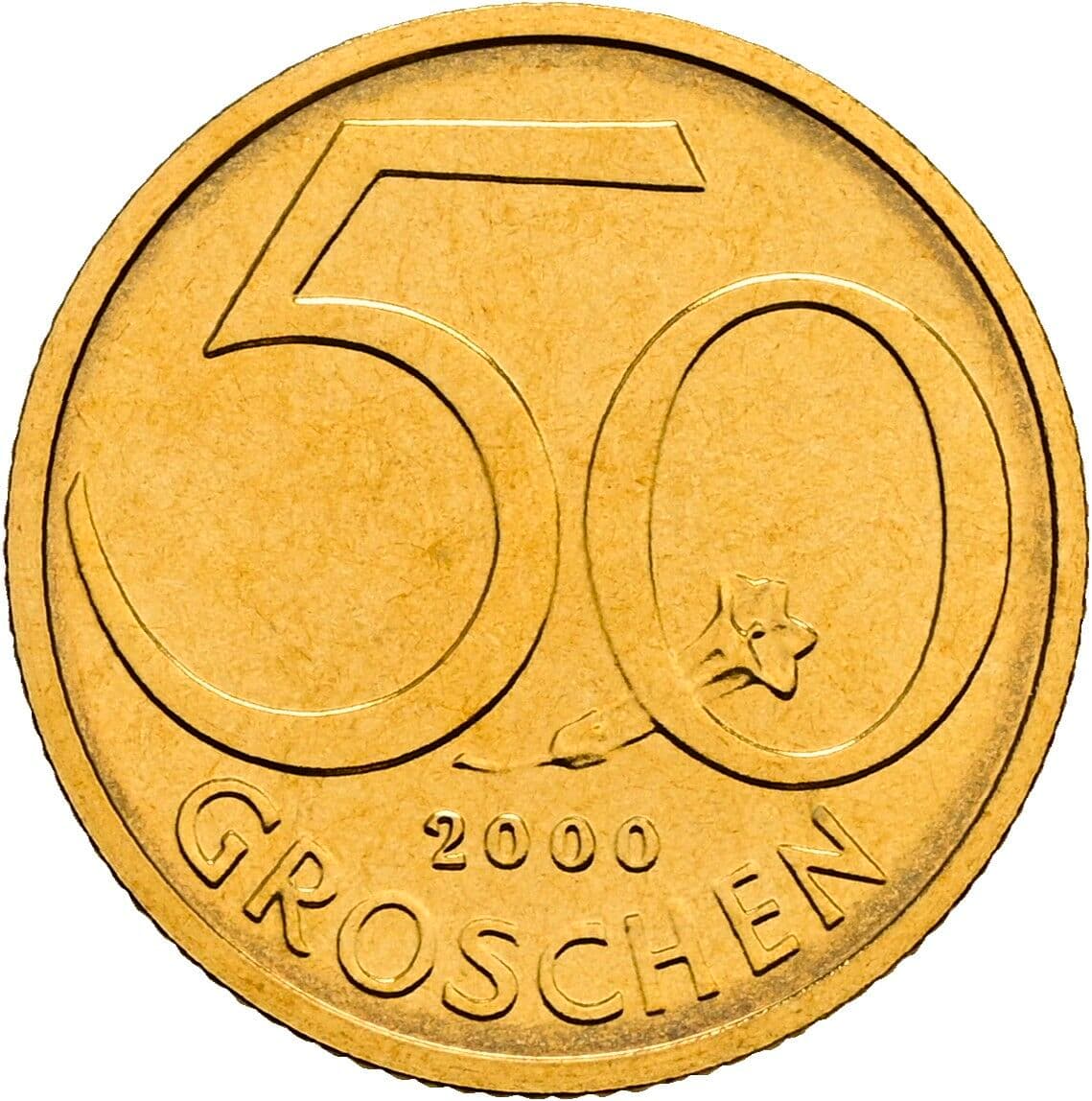 50 Groschen 2000 – Vorderseite