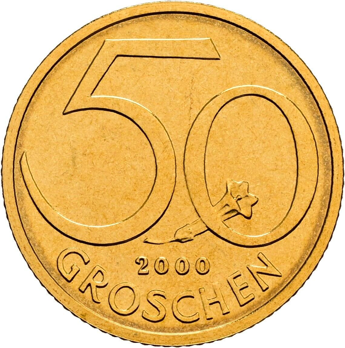 50 Groschen 2000 – Vorderseite