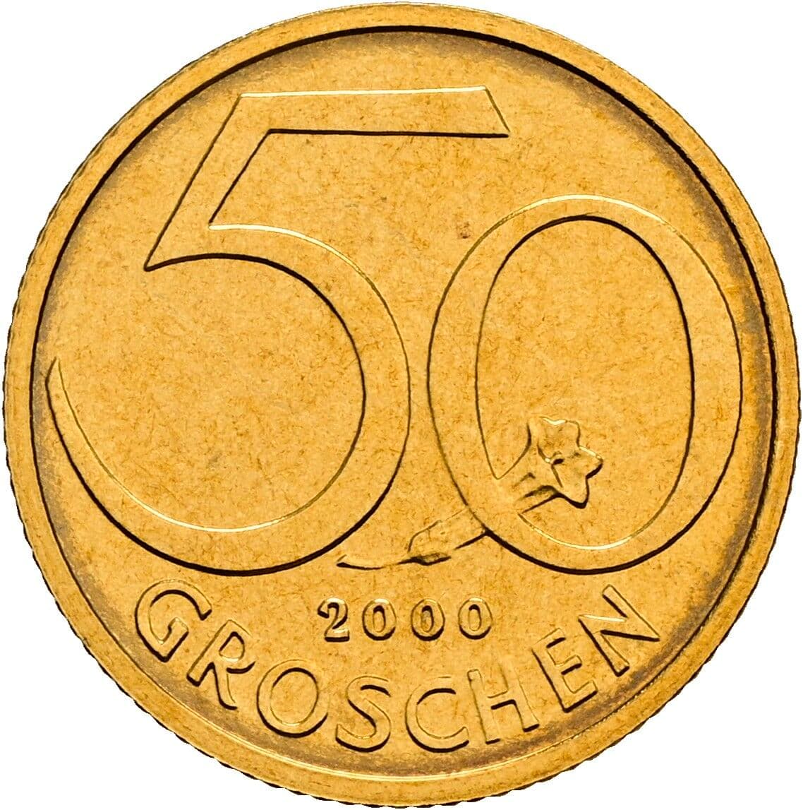 50 Groschen 2000 – Vorderseite