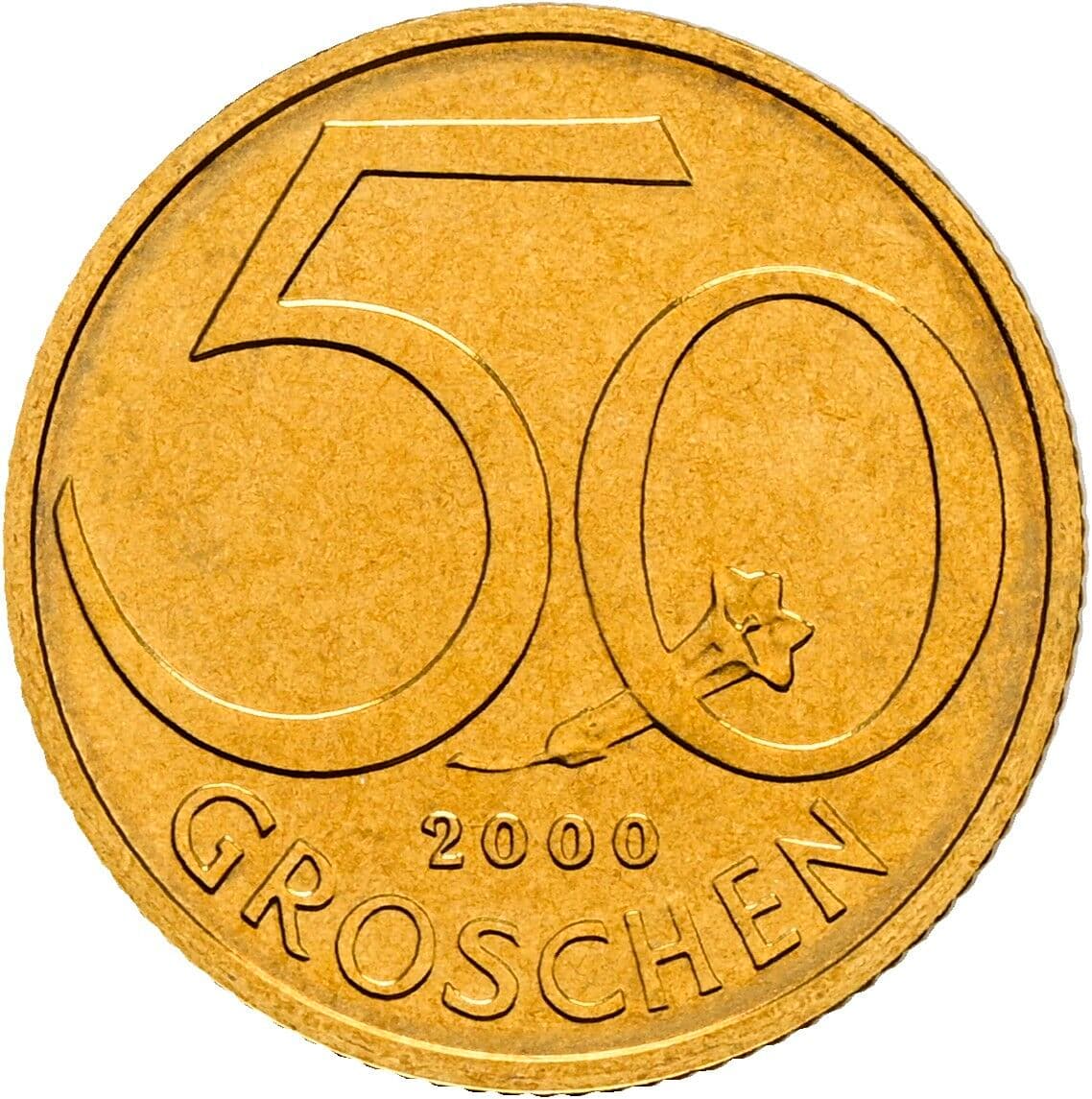 50 Groschen 2000 – Vorderseite
