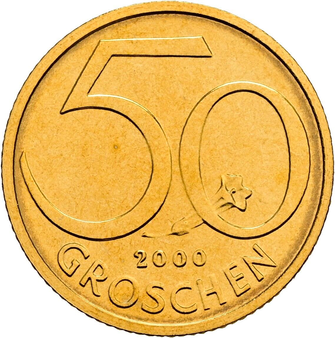 50 Groschen 2000 – Vorderseite