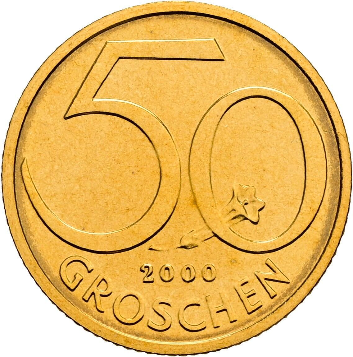50 Groschen 2000 – Vorderseite
