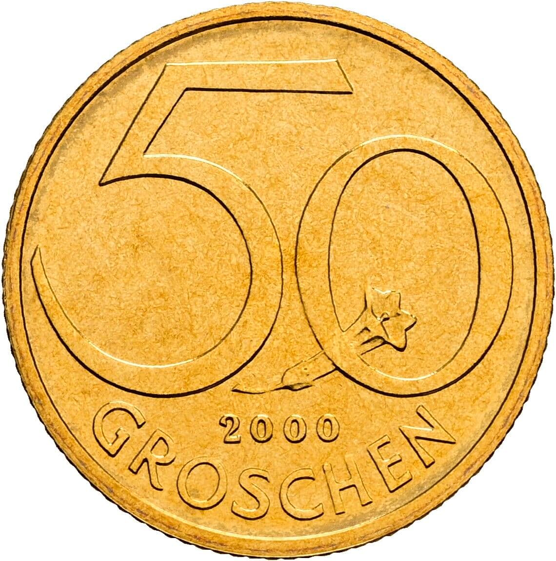 50 Groschen 2000 – Vorderseite