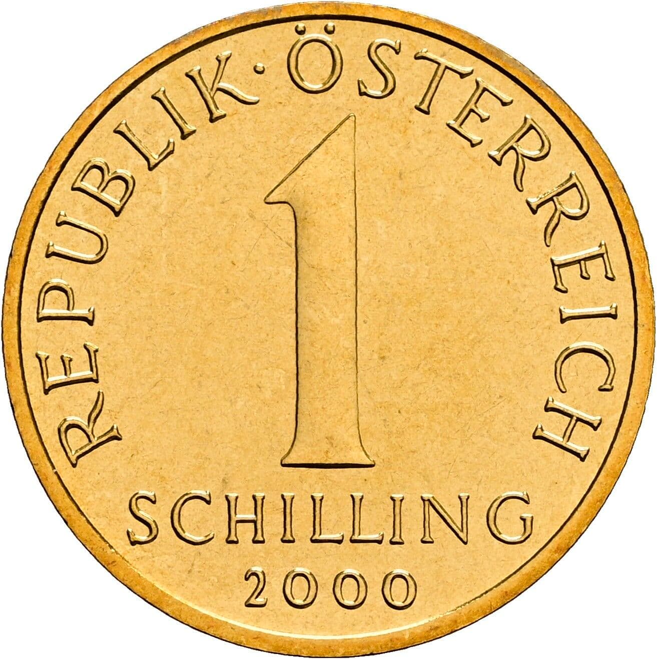 1 Schilling 2000 – Vorderseite