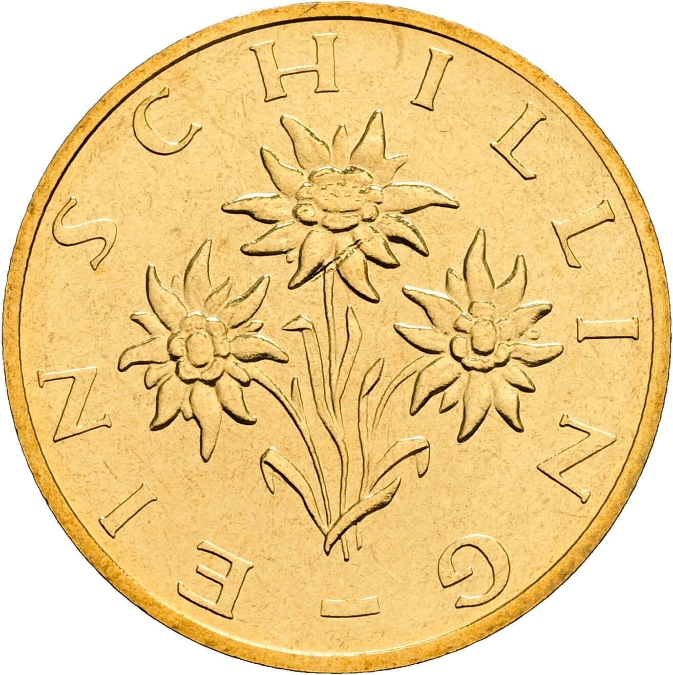 1 Schilling 2000 – Rückseite