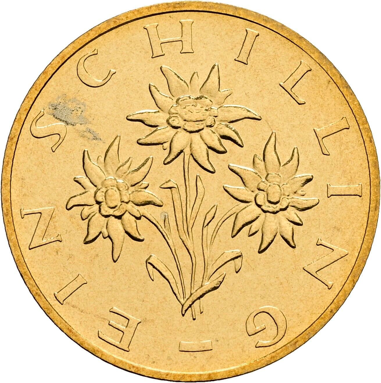 1 Schilling 2000 – Rückseite