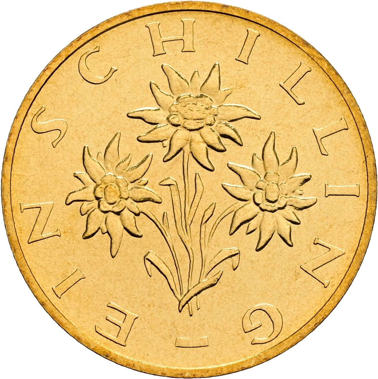 1 Schilling 2000 – Rückseite