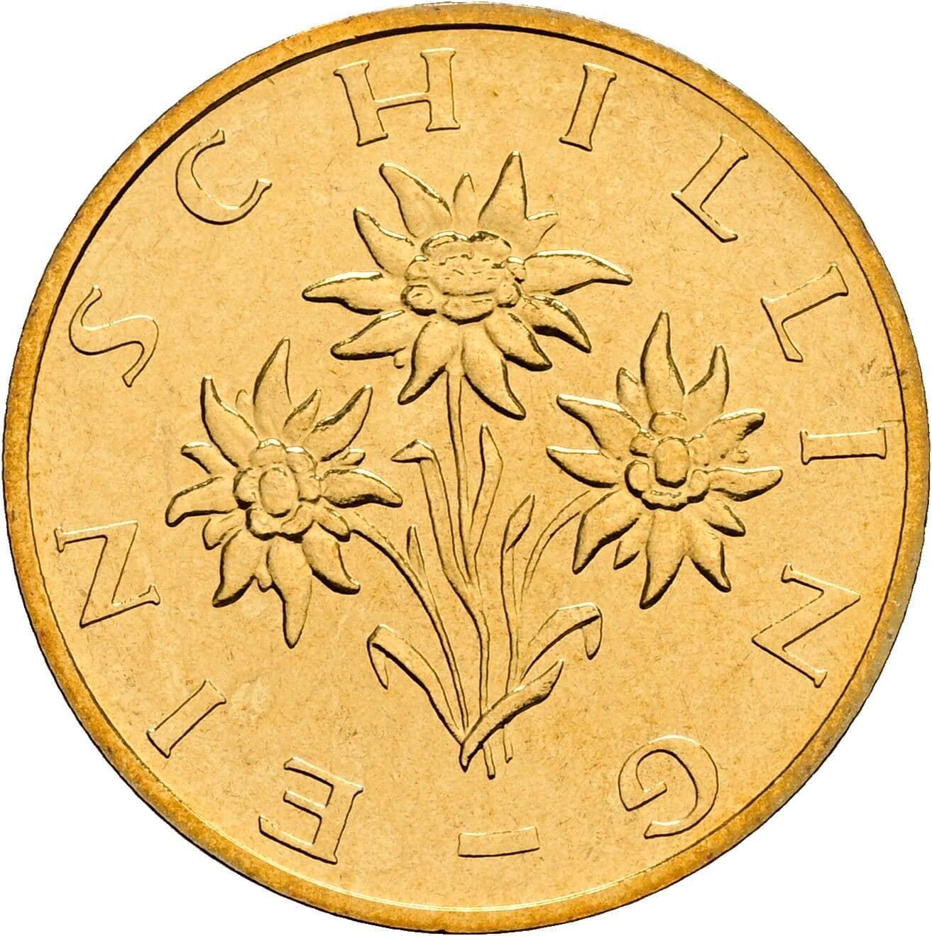 1 Schilling 2000 – Rückseite