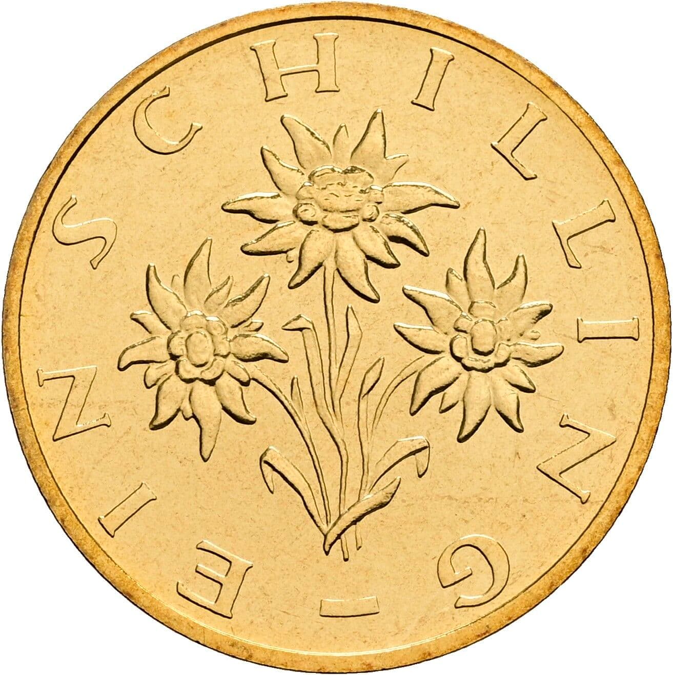 1 Schilling 2000 – Rückseite