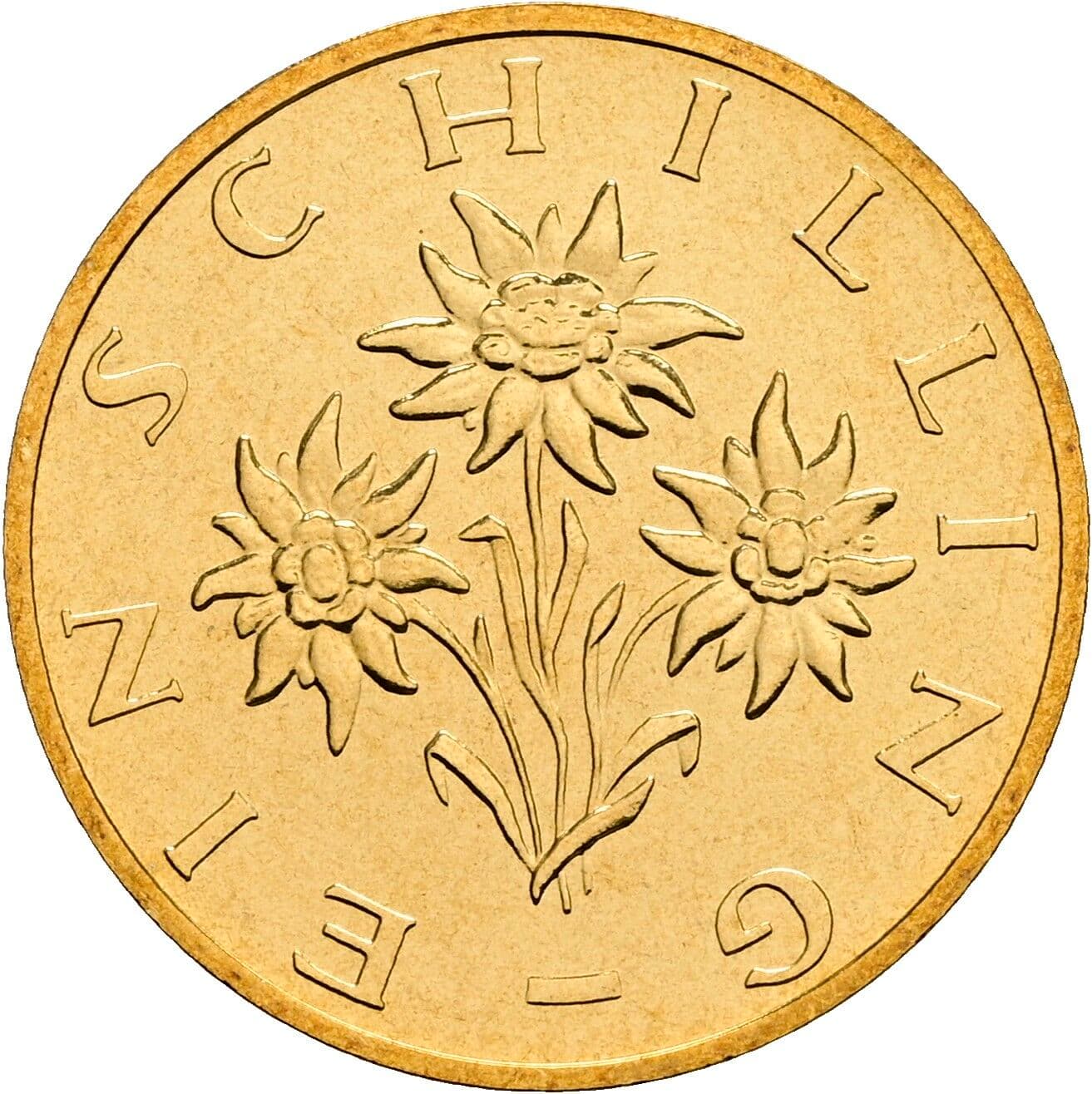 1 Schilling 2000 – Rückseite