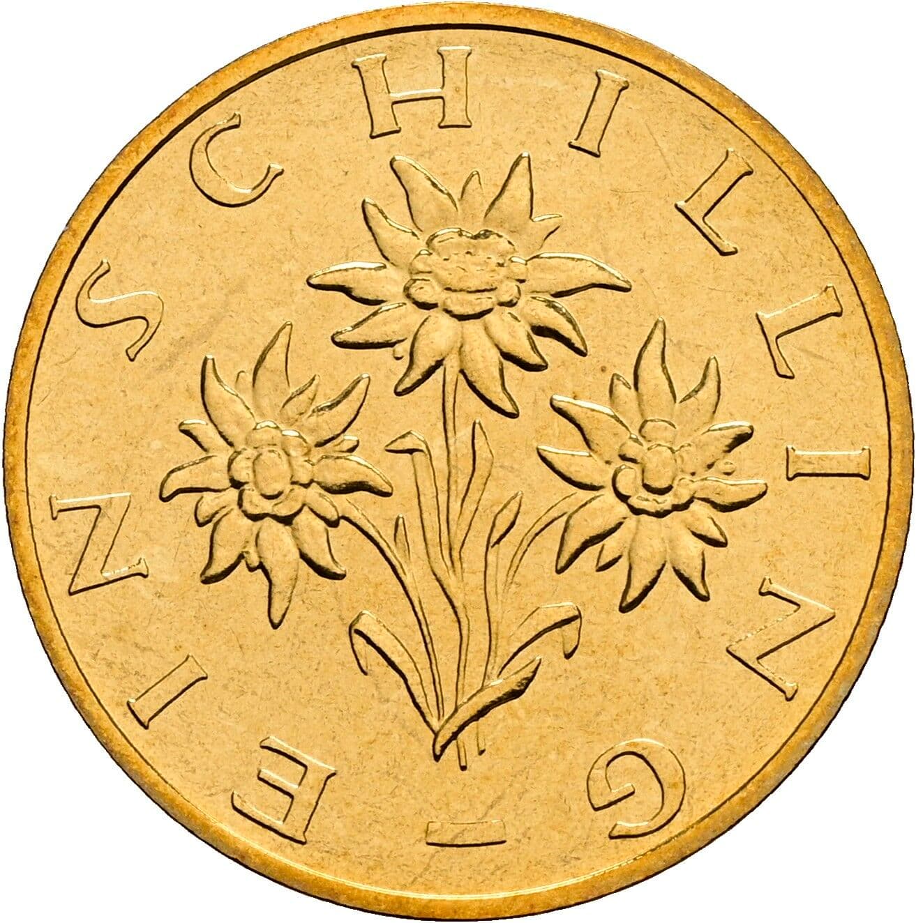1 Schilling 2000 – Rückseite