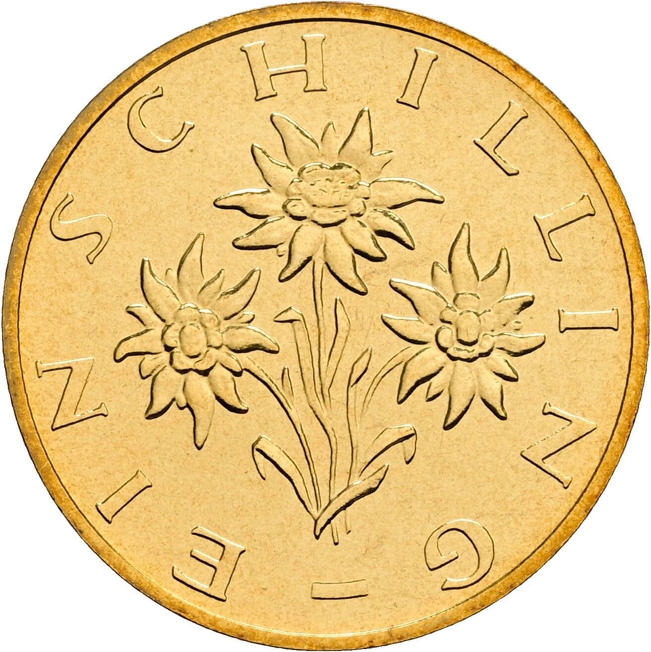 1 Schilling 2000 – Rückseite