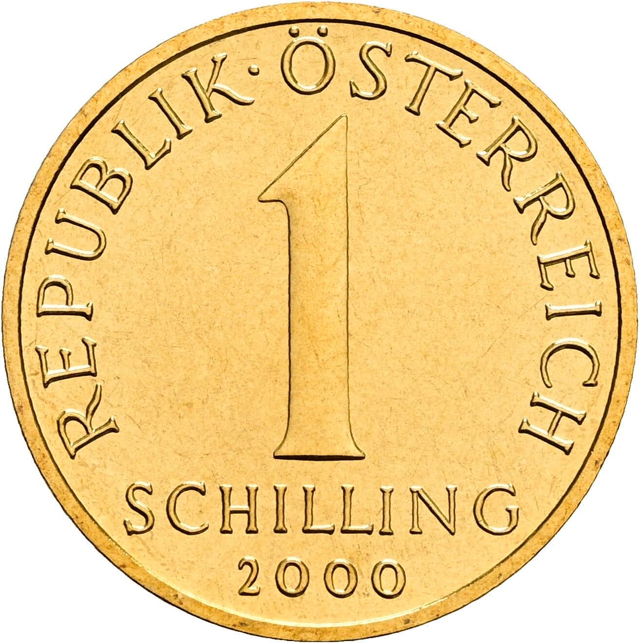 1 Schilling 2000 – Vorderseite