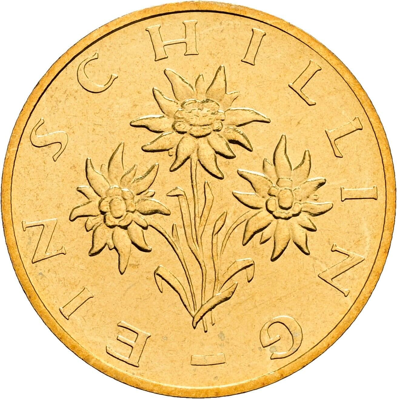 1 Schilling 2000 – Rückseite