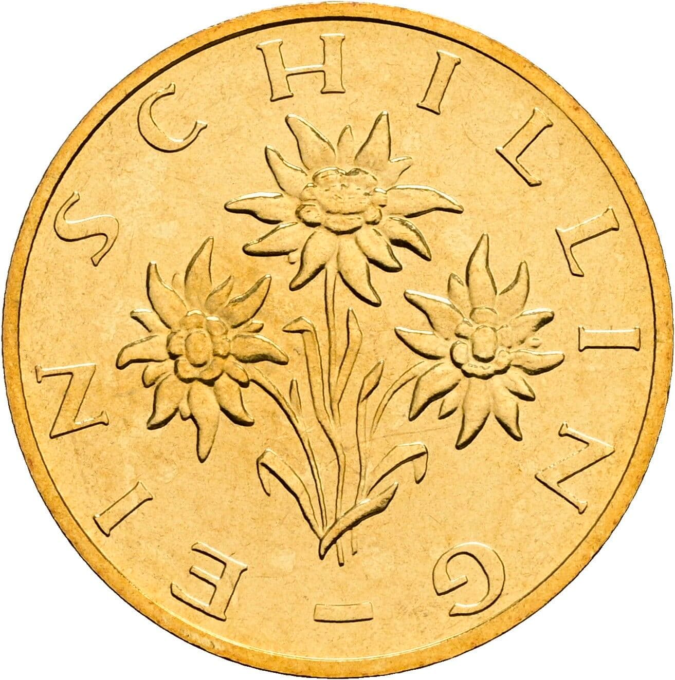 1 Schilling 2000 – Rückseite