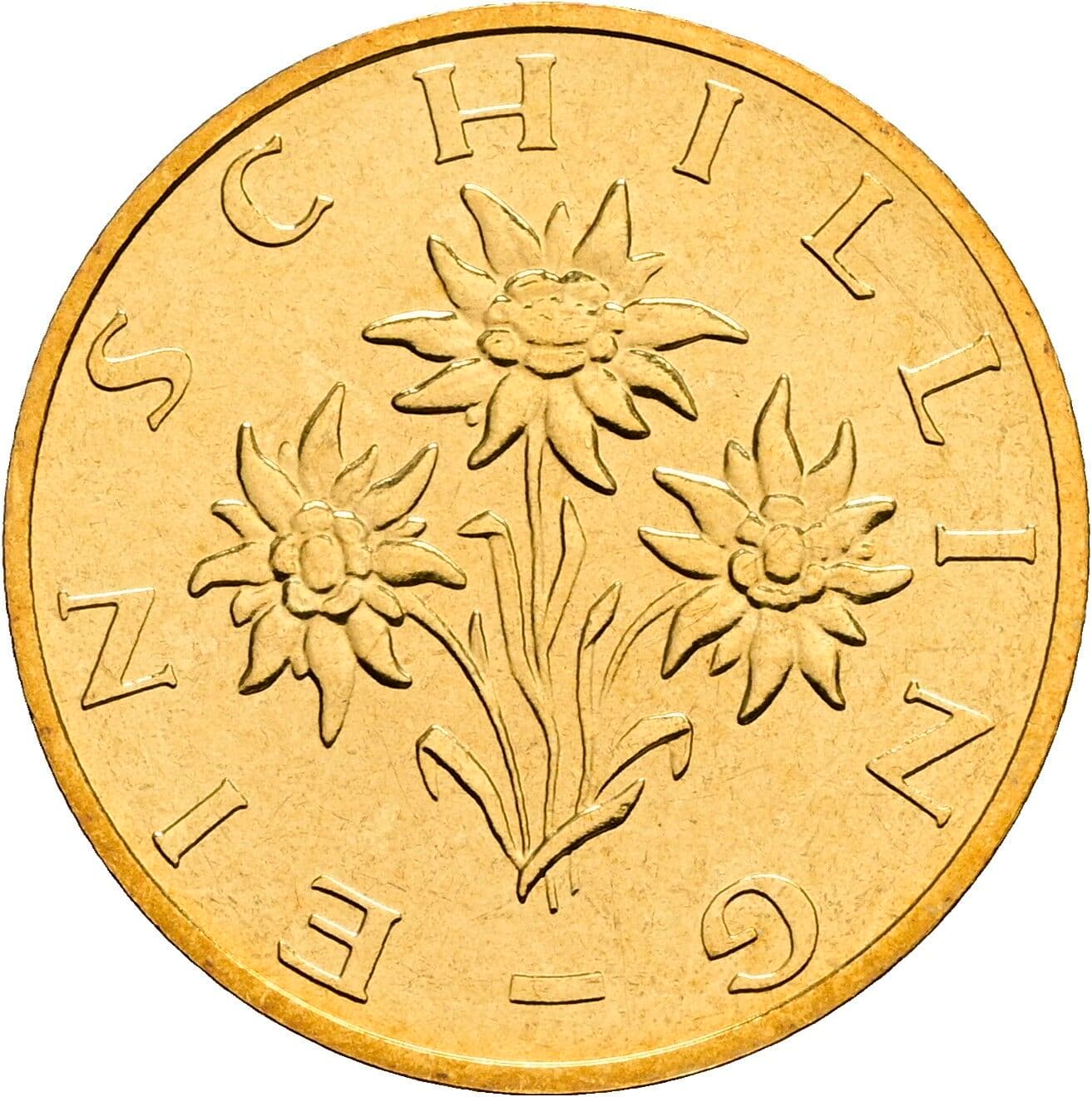 1 Schilling 2000 – Rückseite