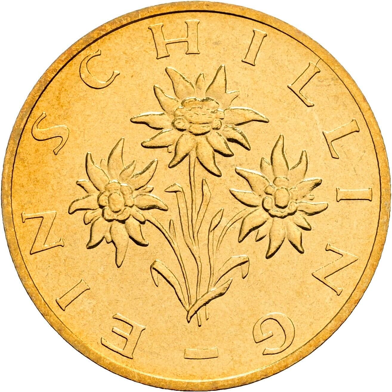 1 Schilling 2000 – Rückseite
