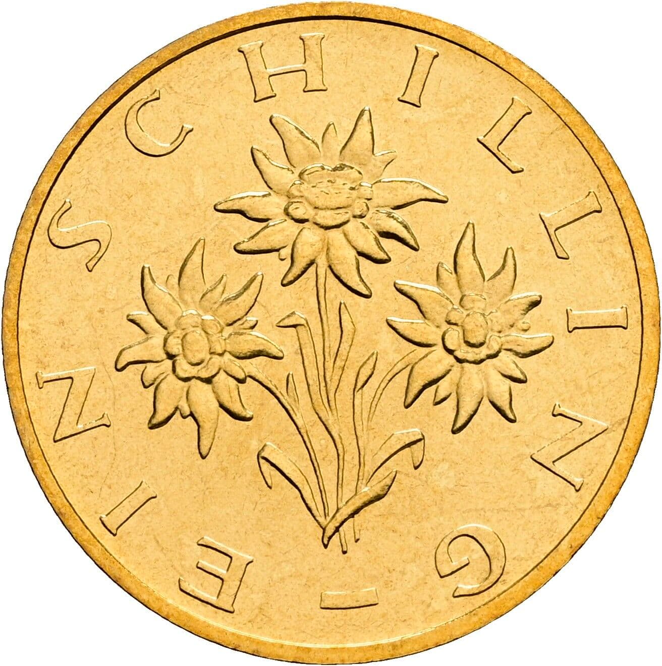 1 Schilling 2000 – Rückseite