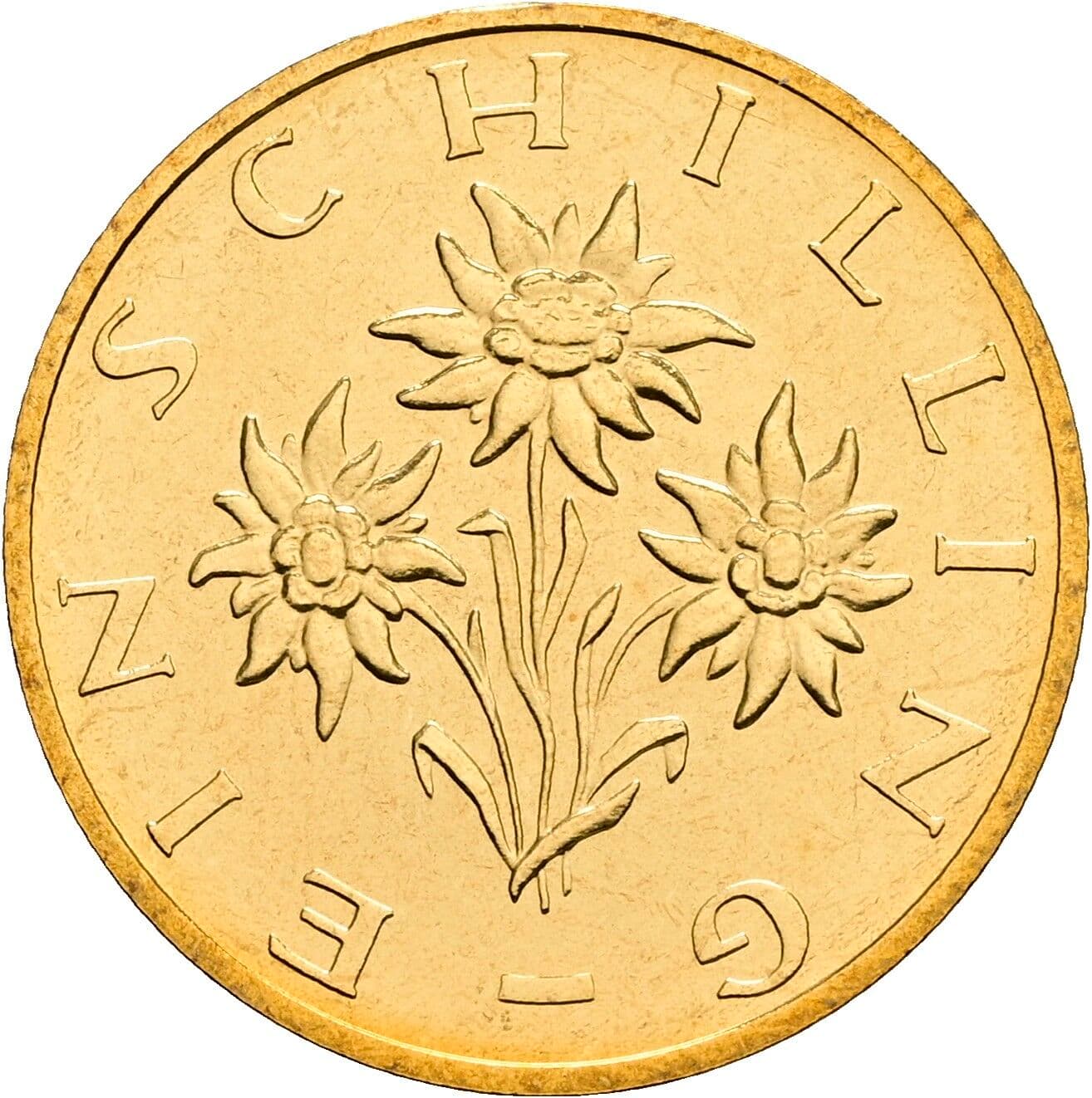 1 Schilling 2000 – Rückseite