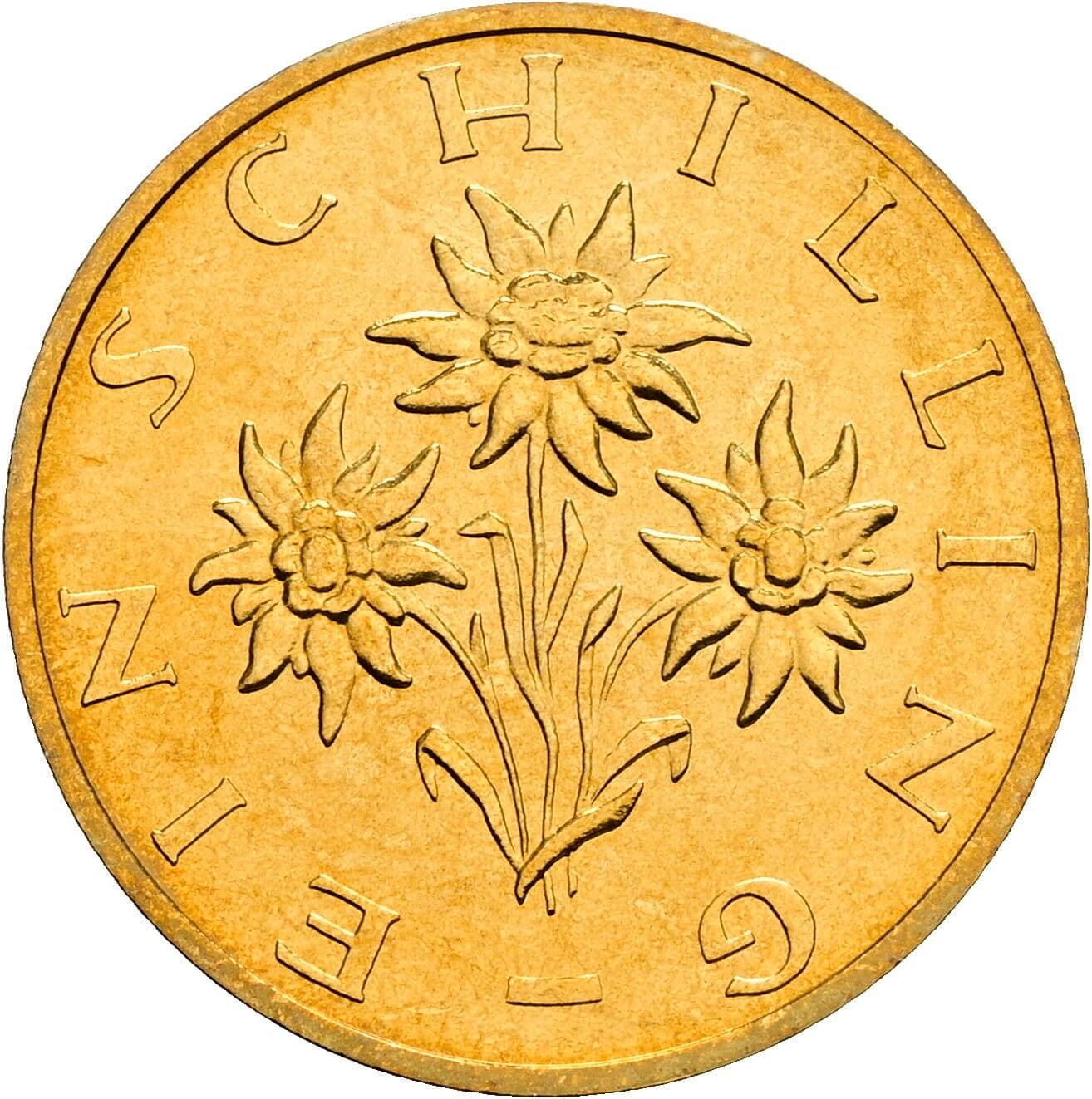 1 Schilling 2000 – Rückseite