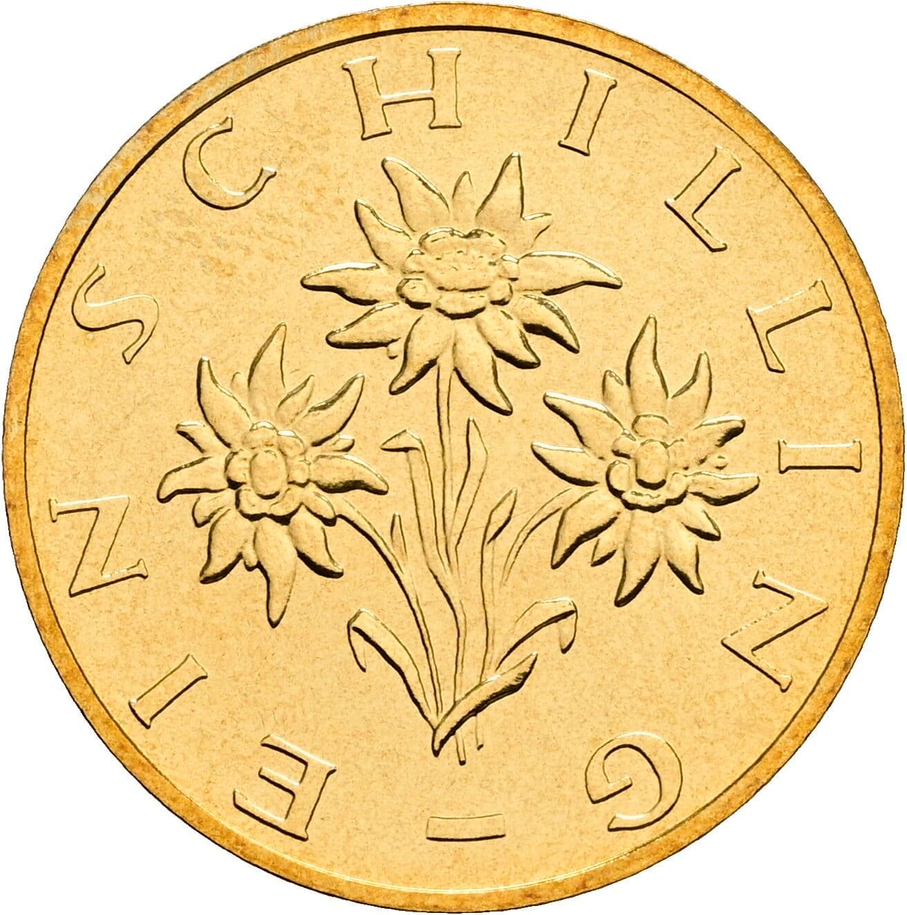 1 Schilling 2000 – Rückseite