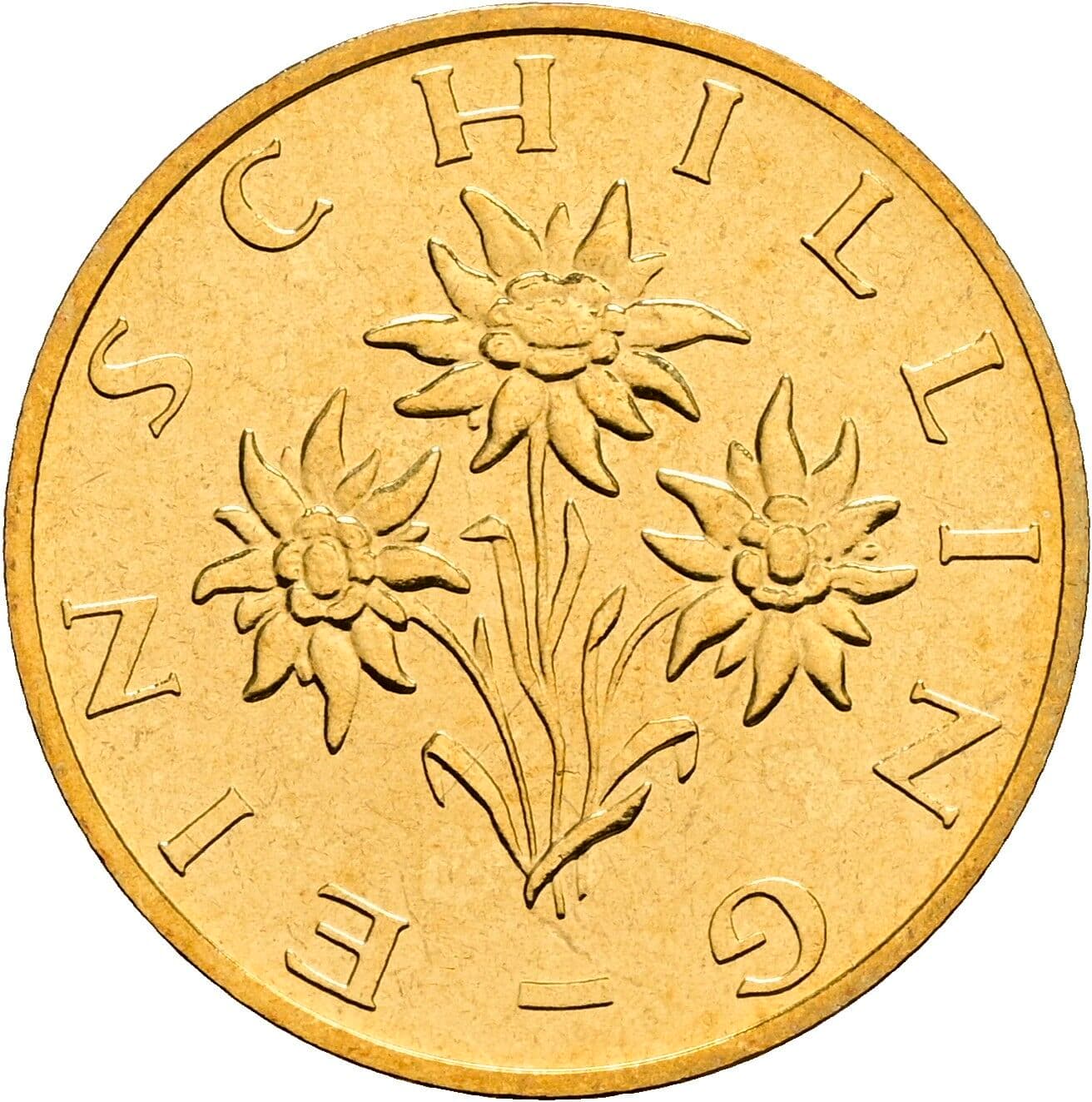 1 Schilling 2000 – Rückseite