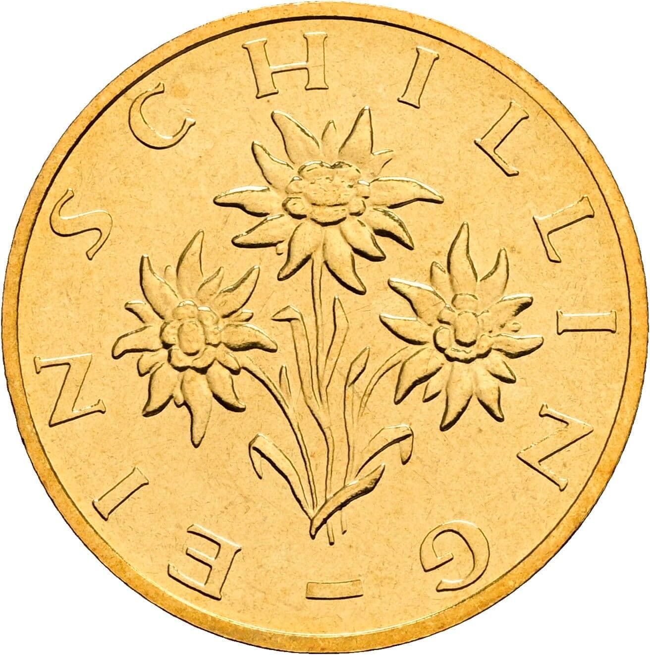 1 Schilling 2000 – Rückseite