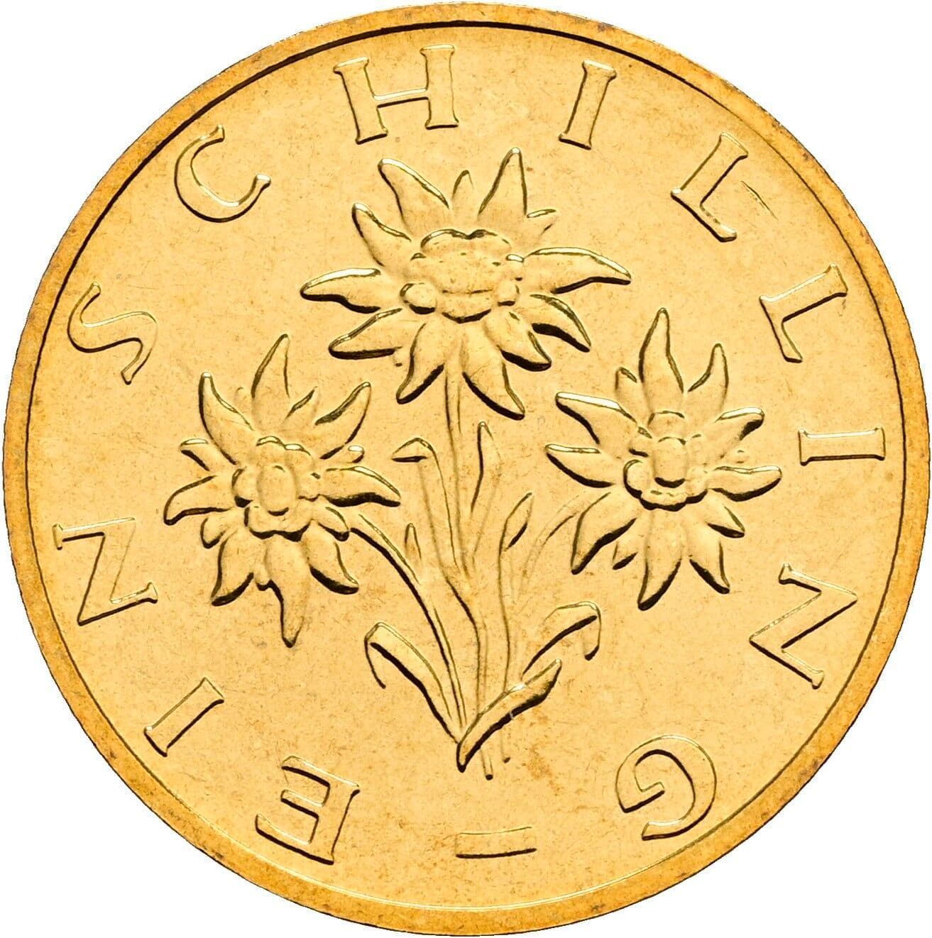 1 Schilling 2000 – Rückseite