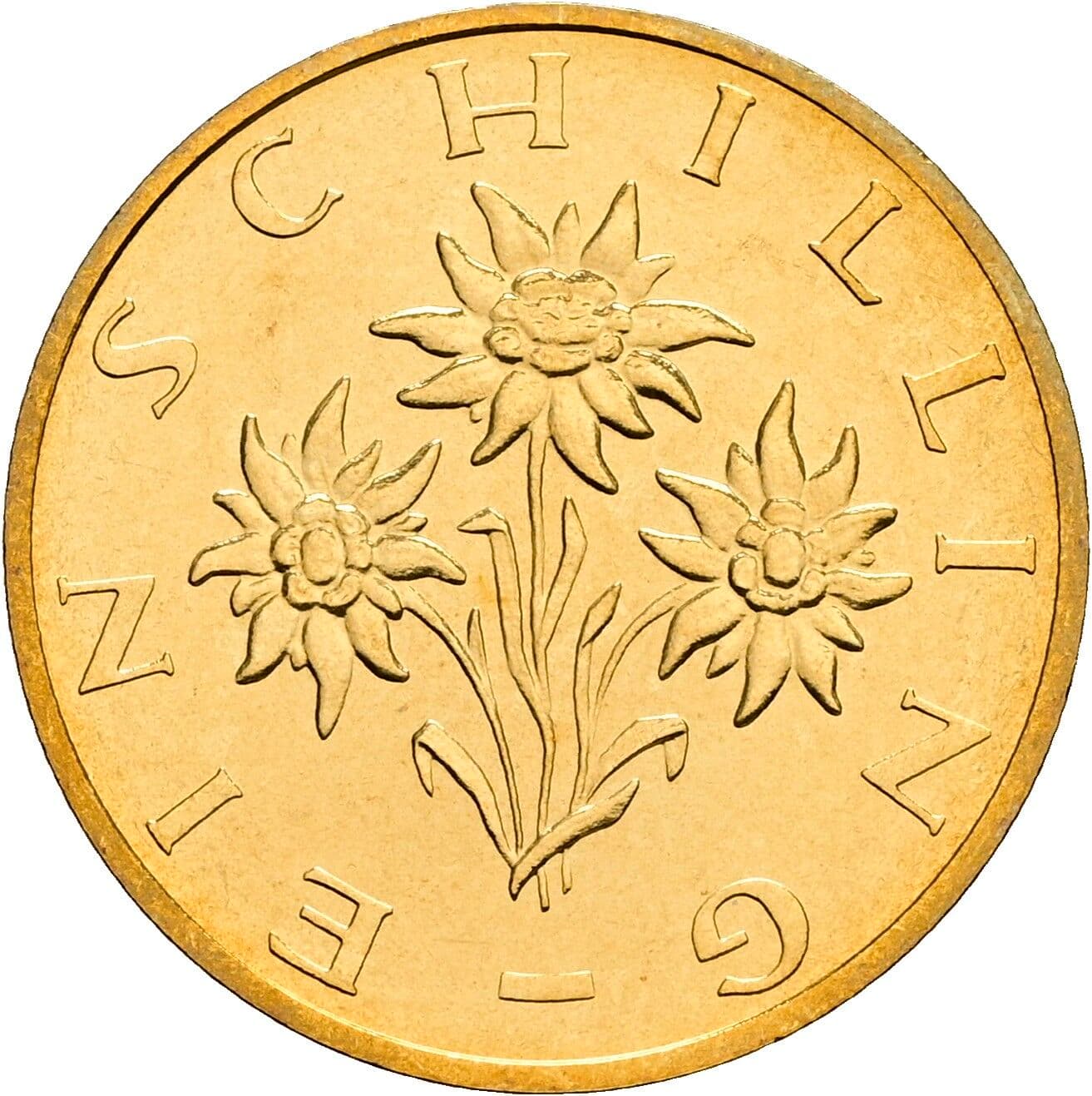 1 Schilling 2000 – Rückseite