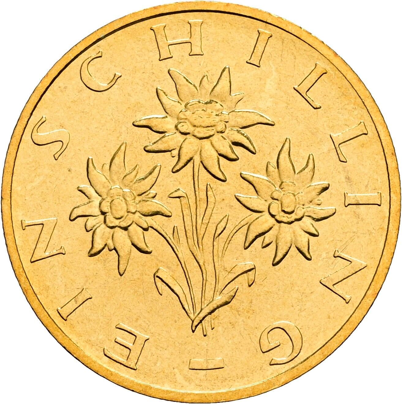 1 Schilling 2000 – Rückseite