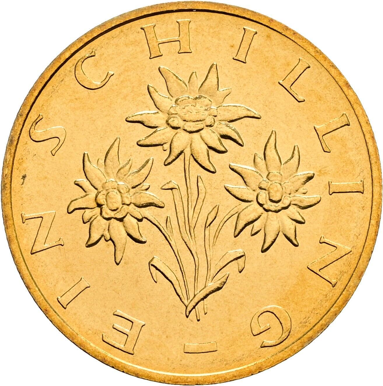 1 Schilling 2000 – Rückseite