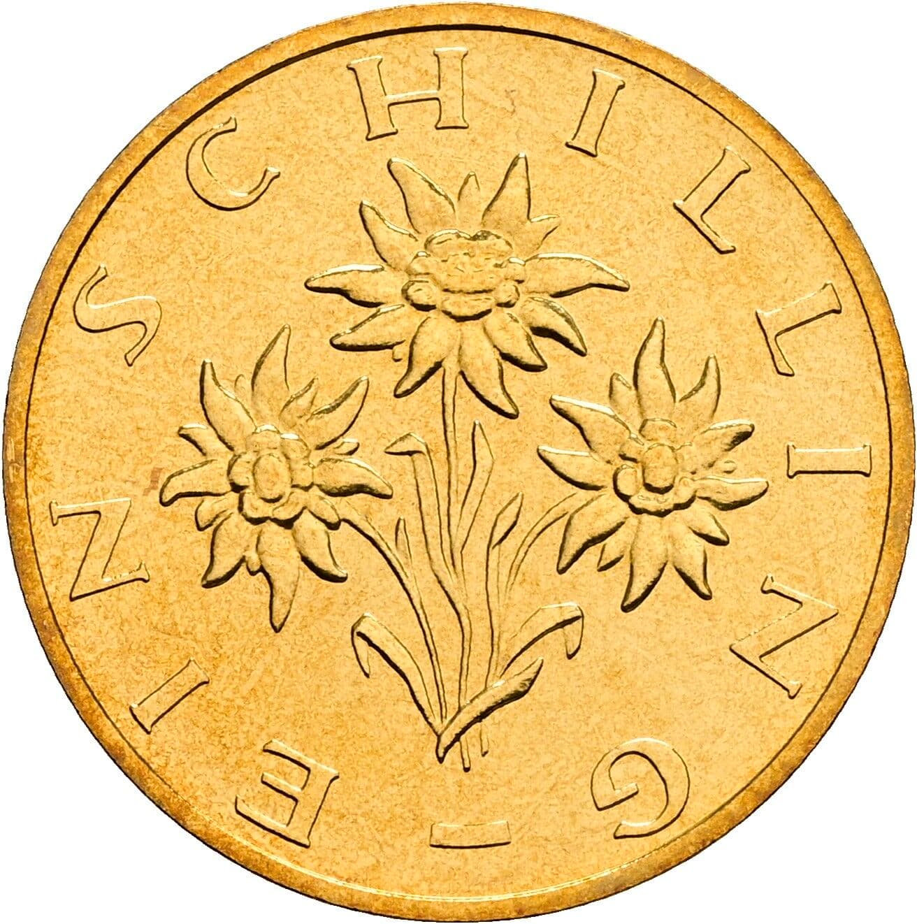 1 Schilling 2000 – Rückseite
