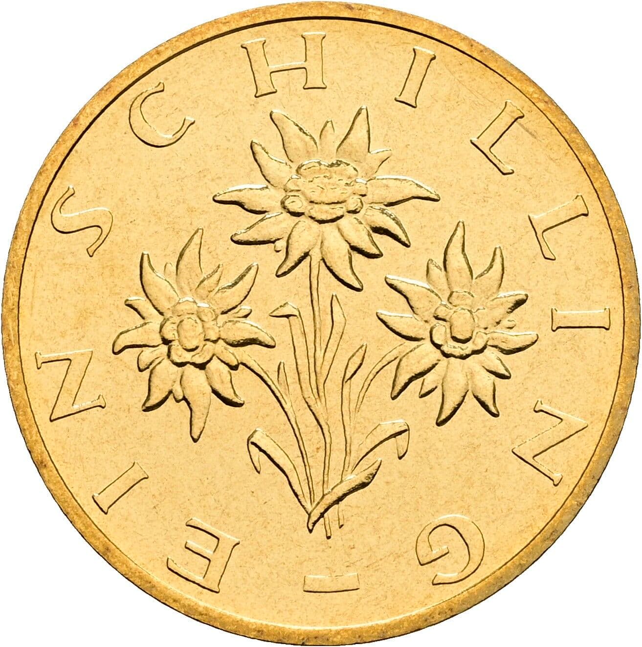 1 Schilling 2000 – Rückseite