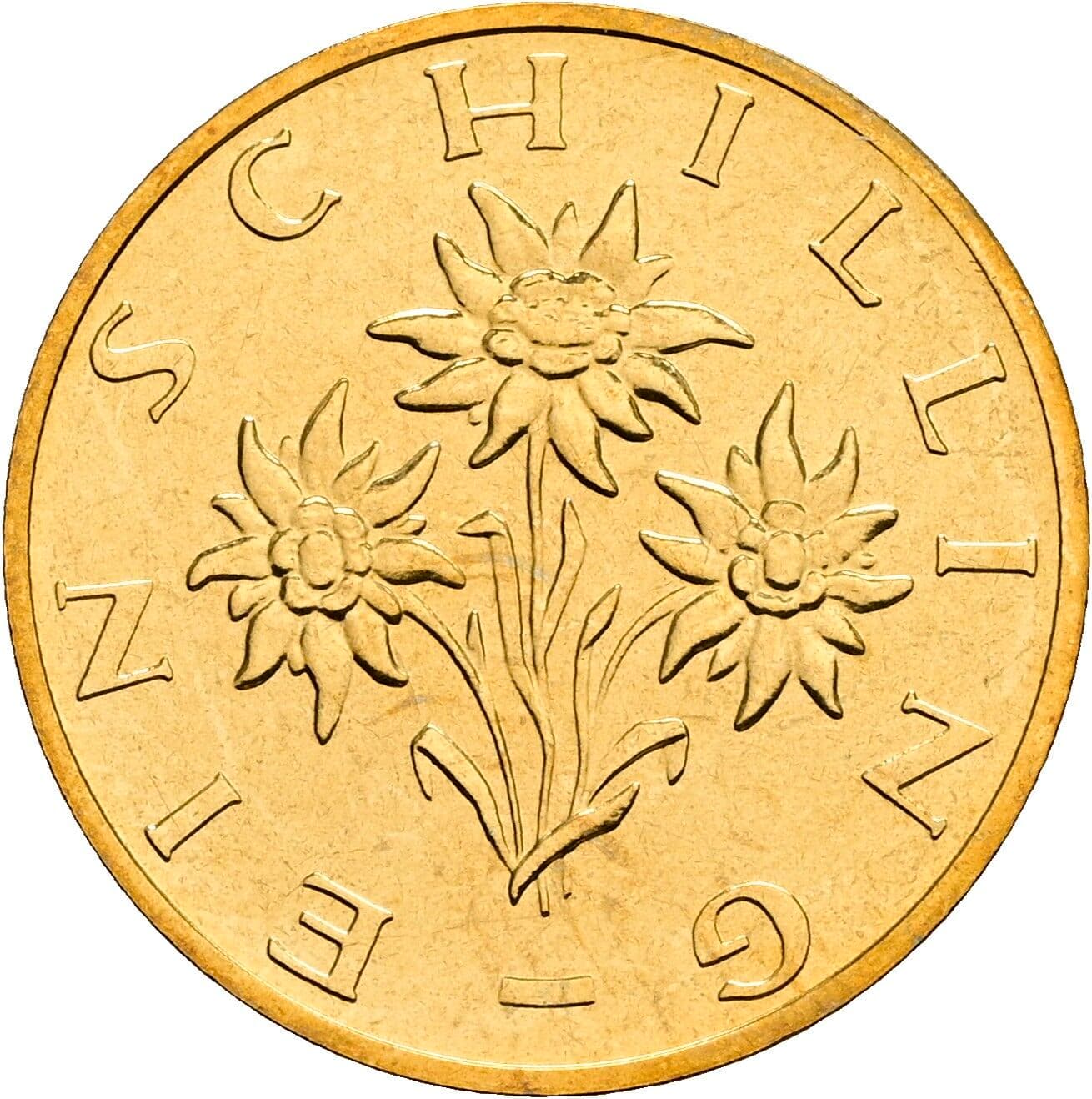 1 Schilling 2000 – Rückseite
