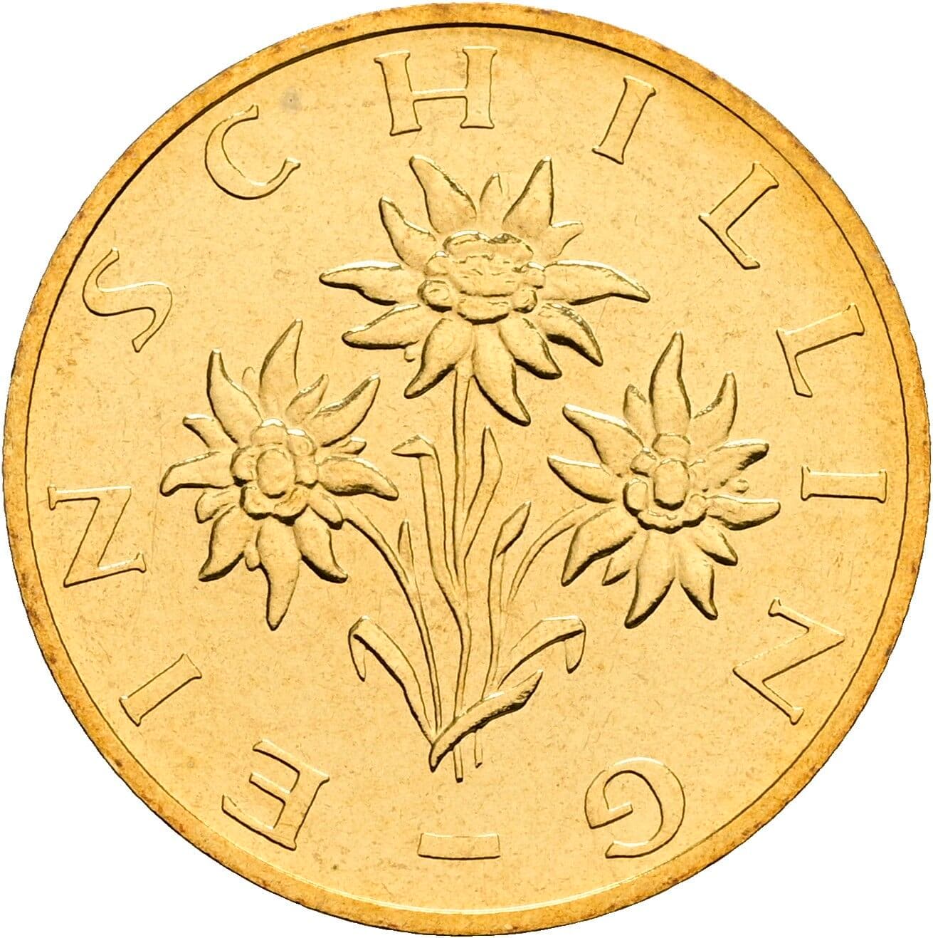 1 Schilling 2000 – Rückseite