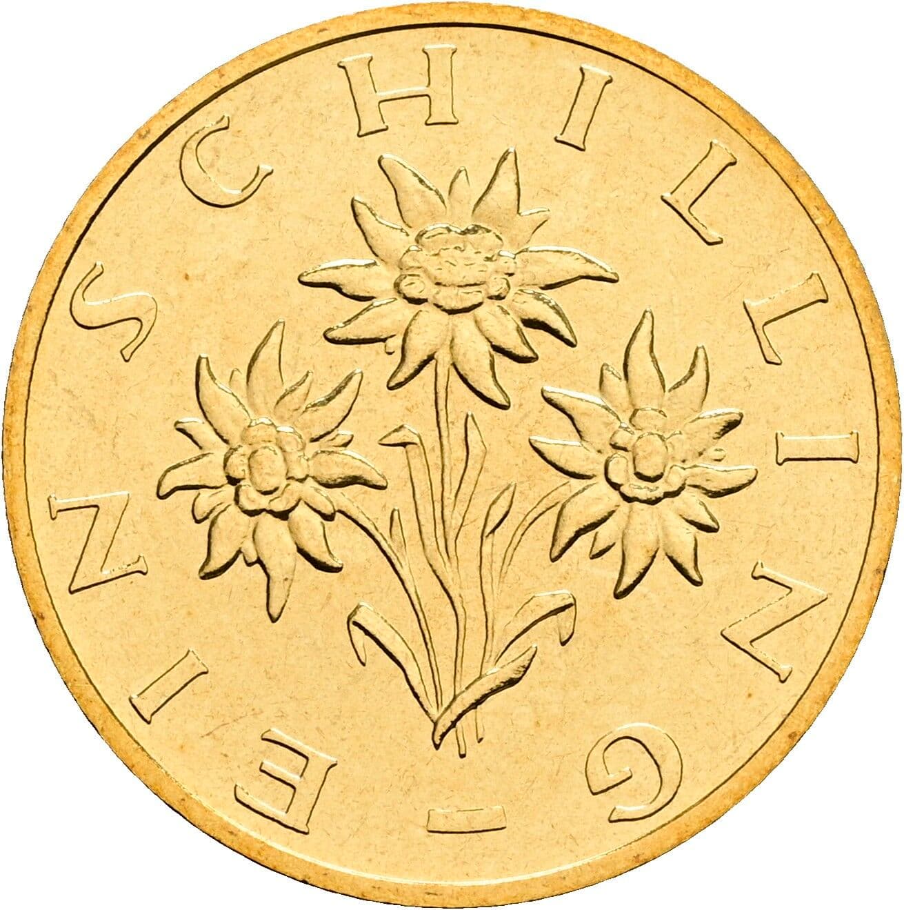 1 Schilling 2000 – Rückseite