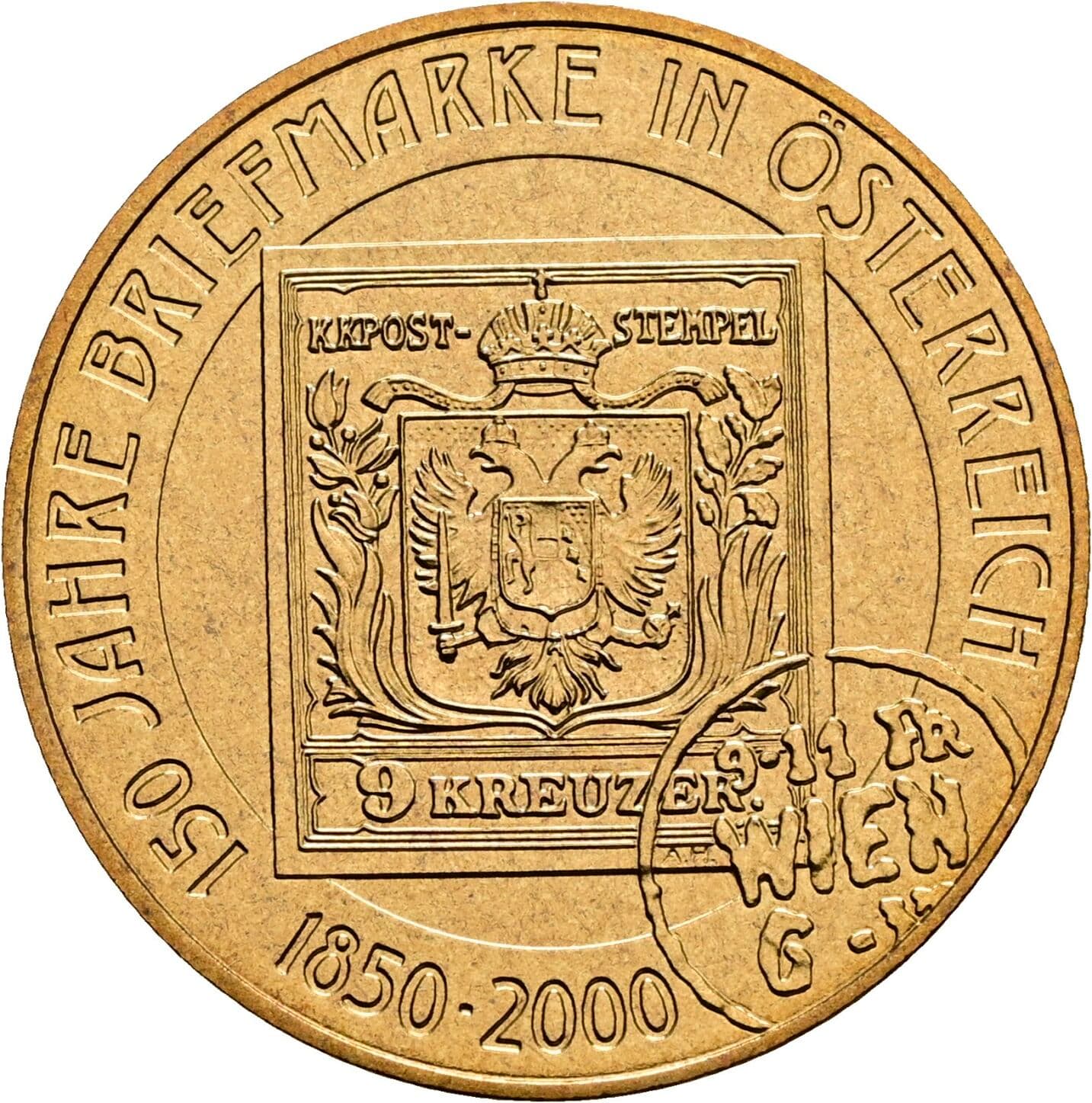 20 Schilling 2000 – Rückseite