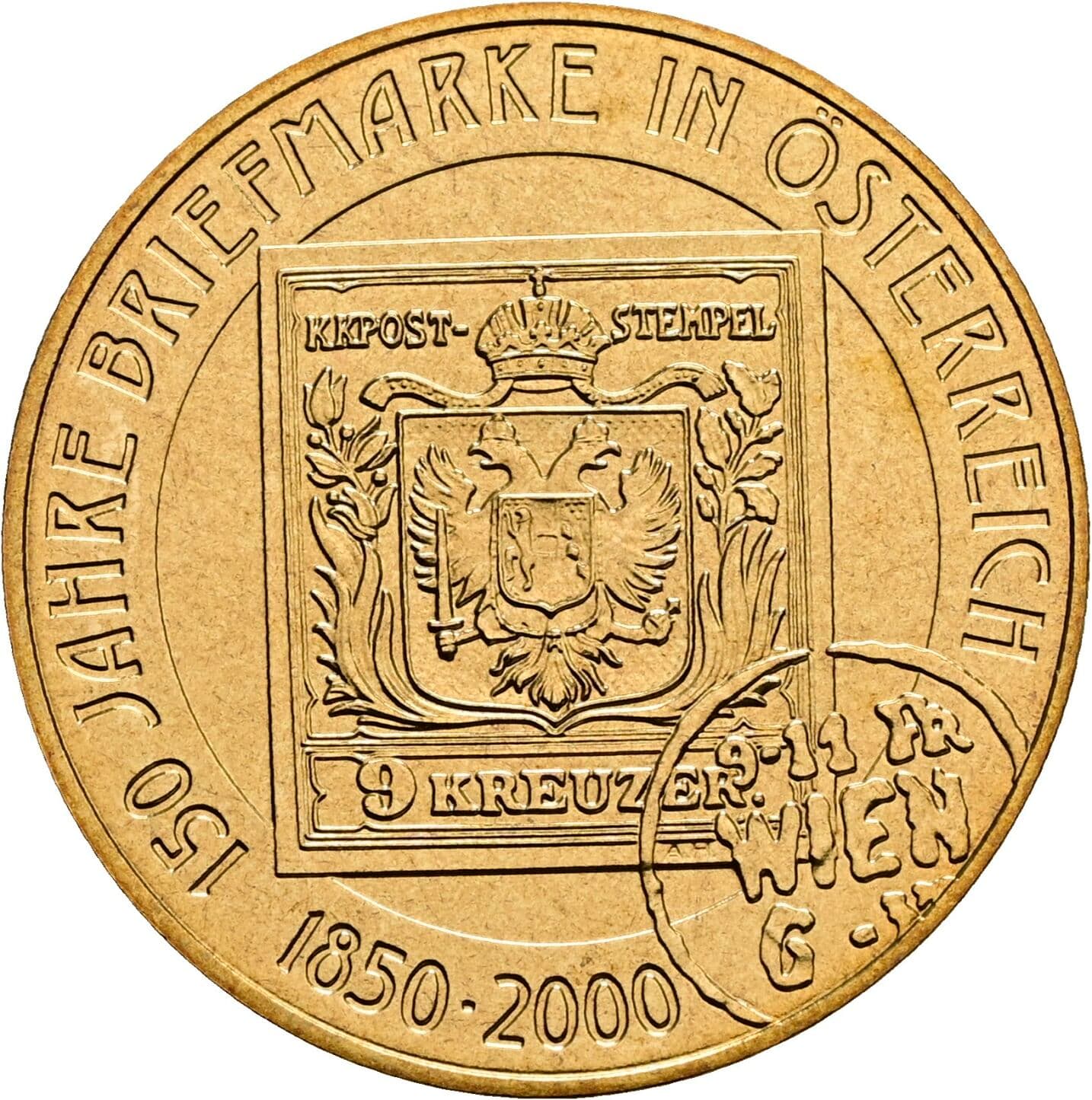 20 Schilling 2000 – Rückseite