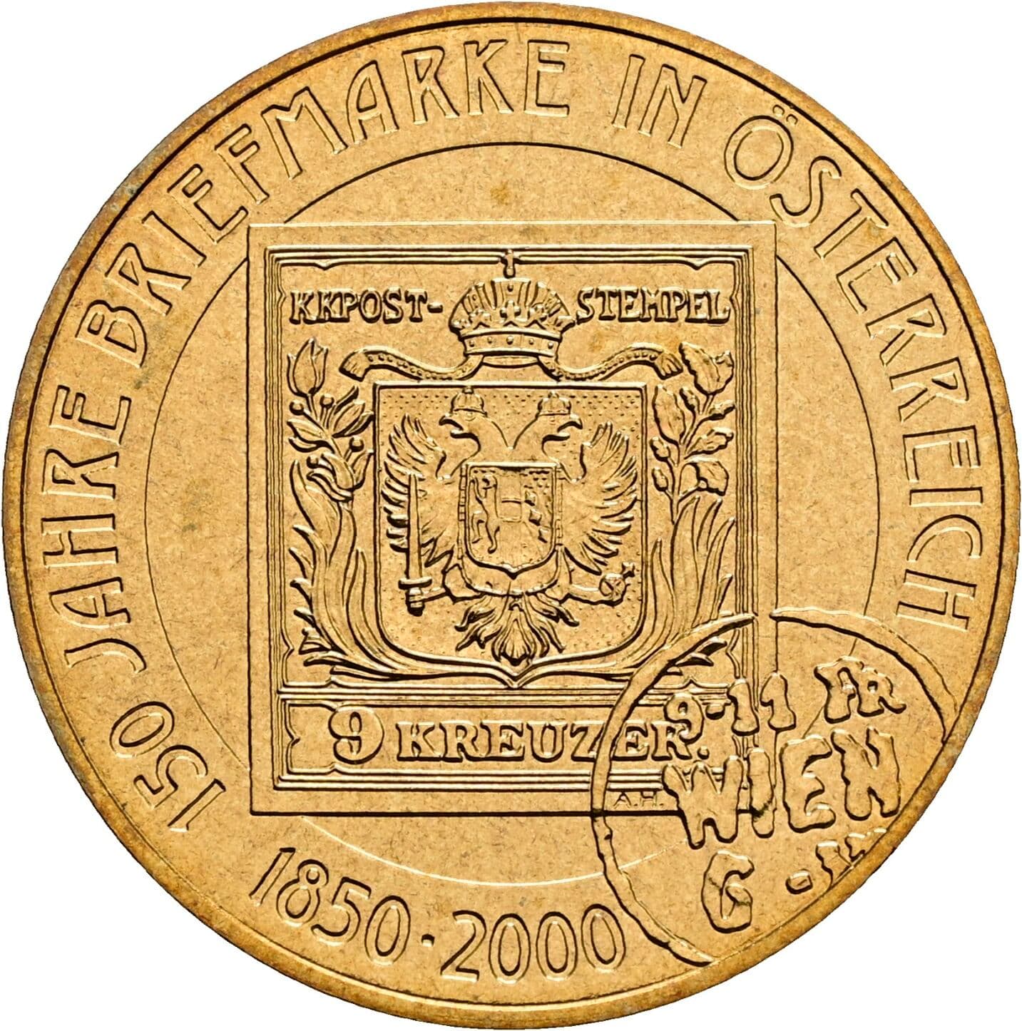 20 Schilling 2000 – Rückseite