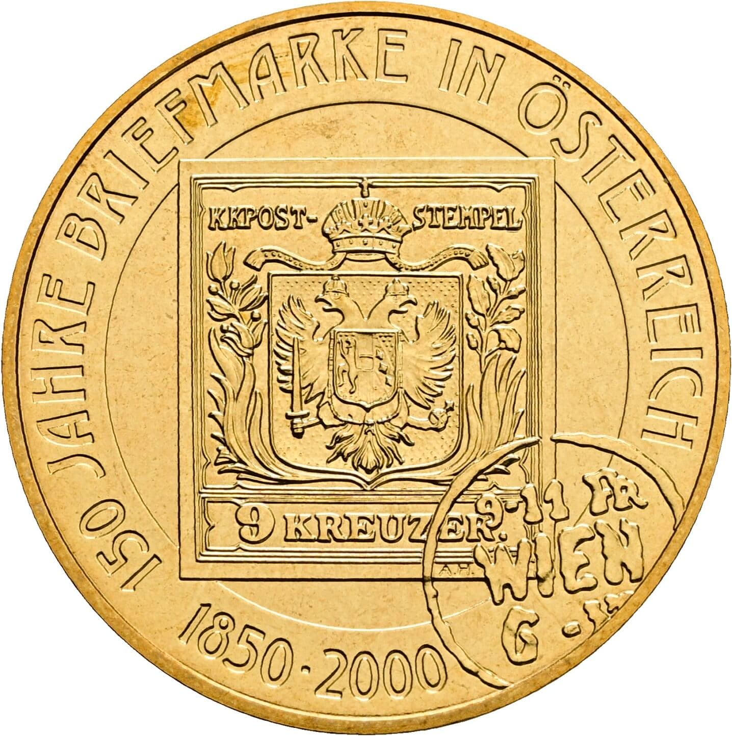 20 Schilling 2000 – Rückseite