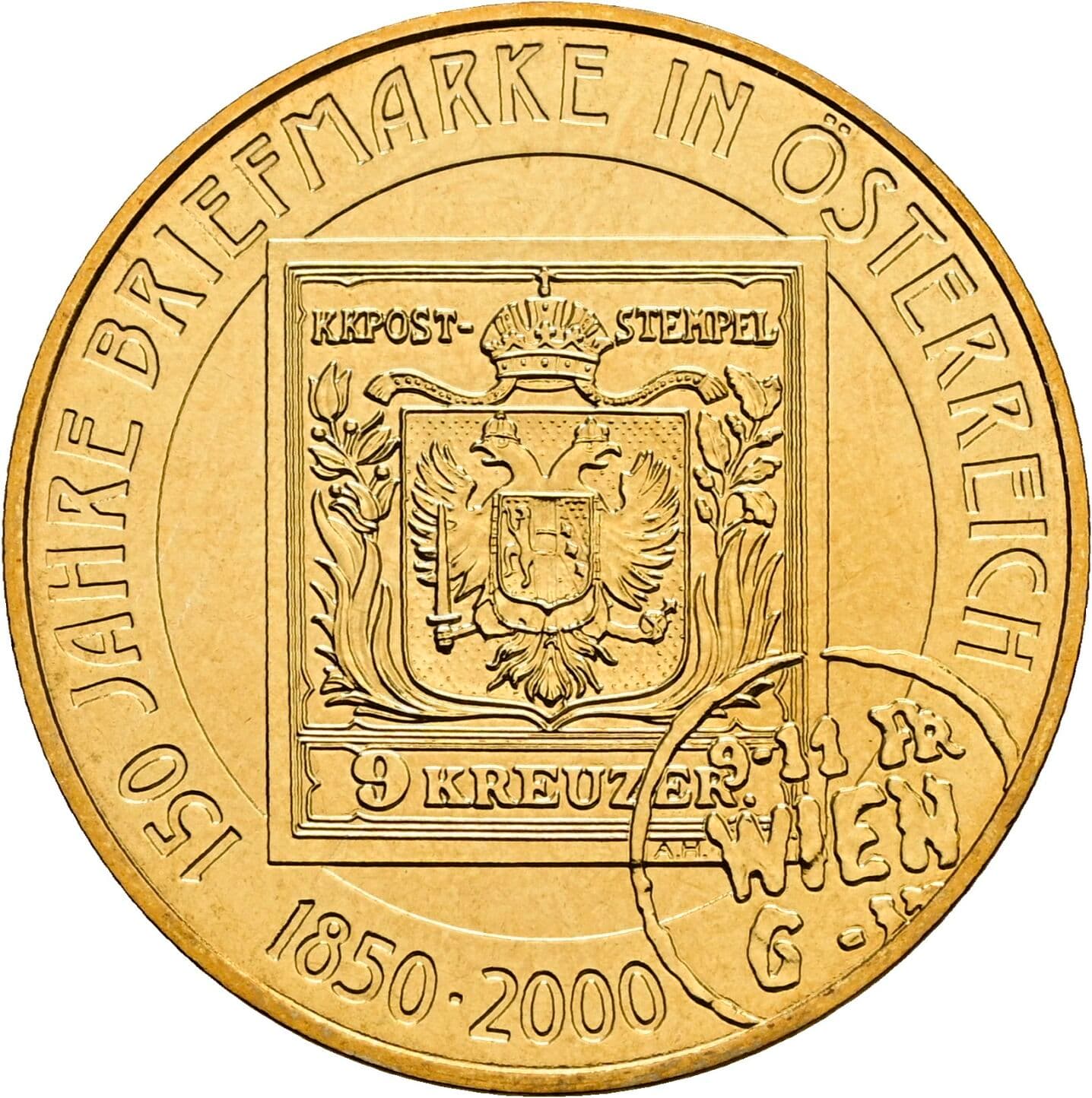 20 Schilling 2000 – Rückseite