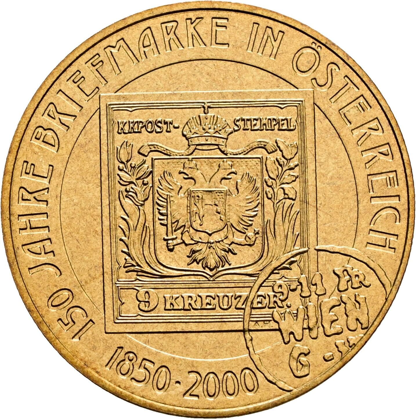 20 Schilling 2000 – Rückseite