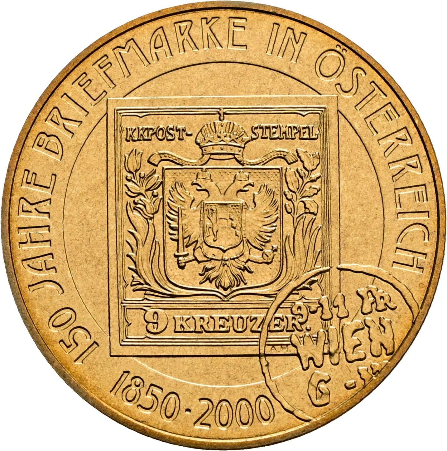 20 Schilling 2000 – Rückseite