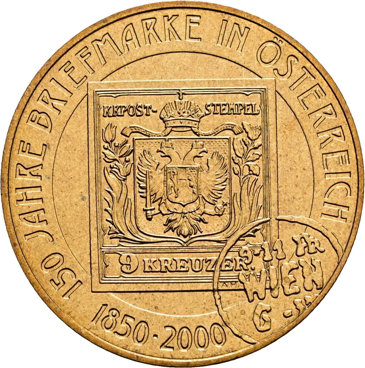 20 Schilling 2000 – Rückseite
