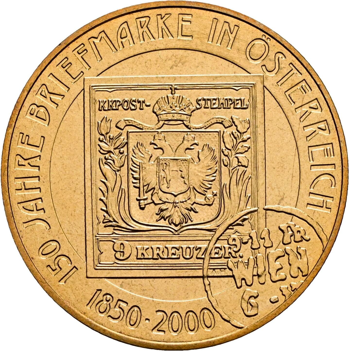 20 Schilling 2000 – Rückseite
