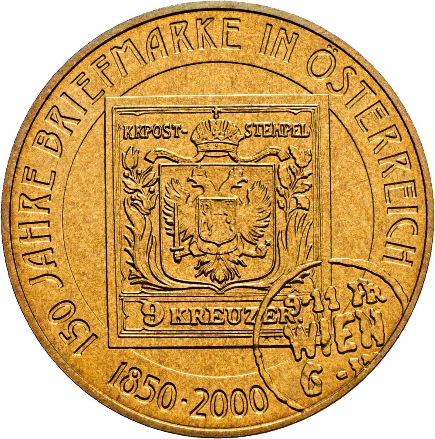 20 Schilling 2000 – Rückseite
